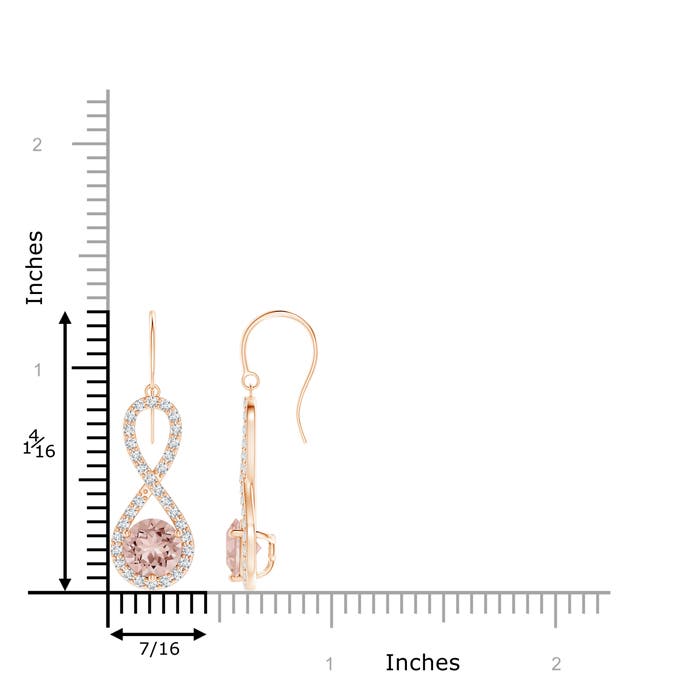 AAAA - Morganite / 2.97 CT / 14 KT Rose Gold