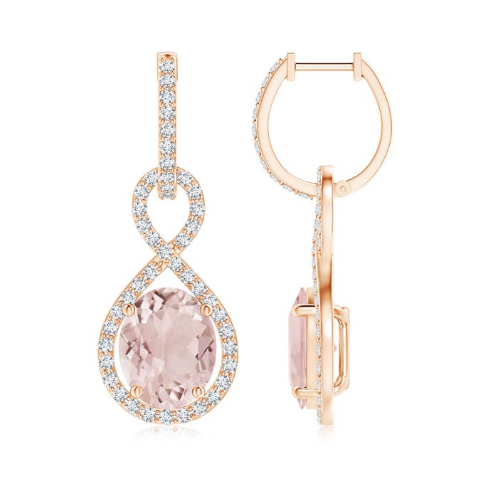 A - Morganite / 5.78 CT / 14 KT Rose Gold