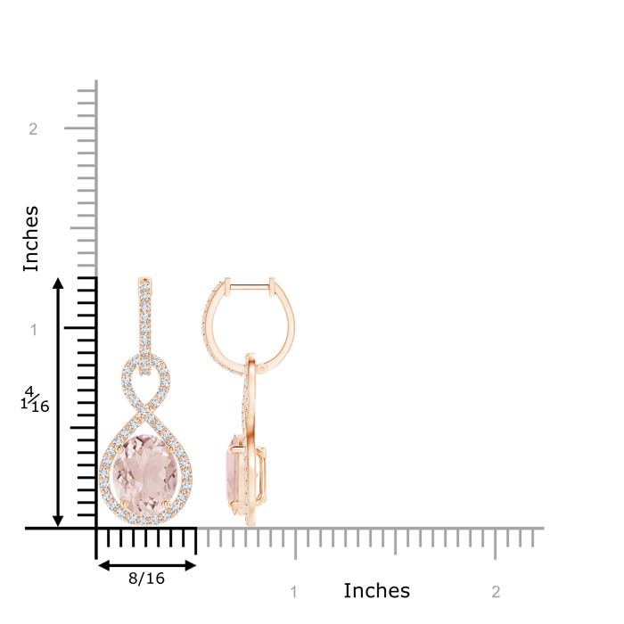 A - Morganite / 5.78 CT / 14 KT Rose Gold