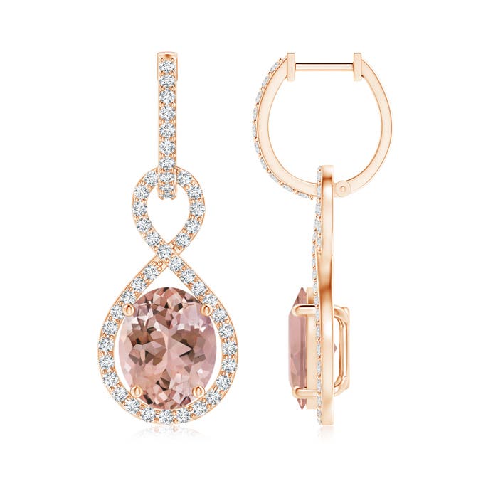 AAAA - Morganite / 5.78 CT / 14 KT Rose Gold