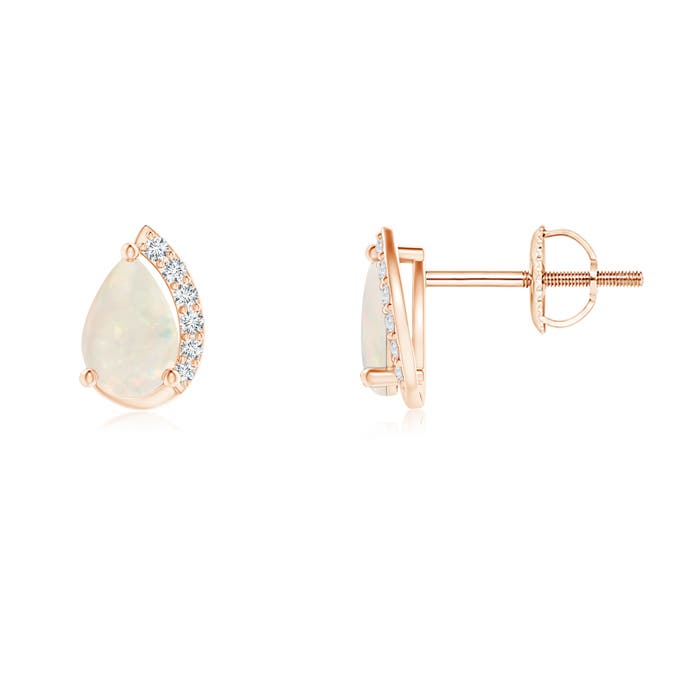 A - Opal / 0.57 CT / 14 KT Rose Gold