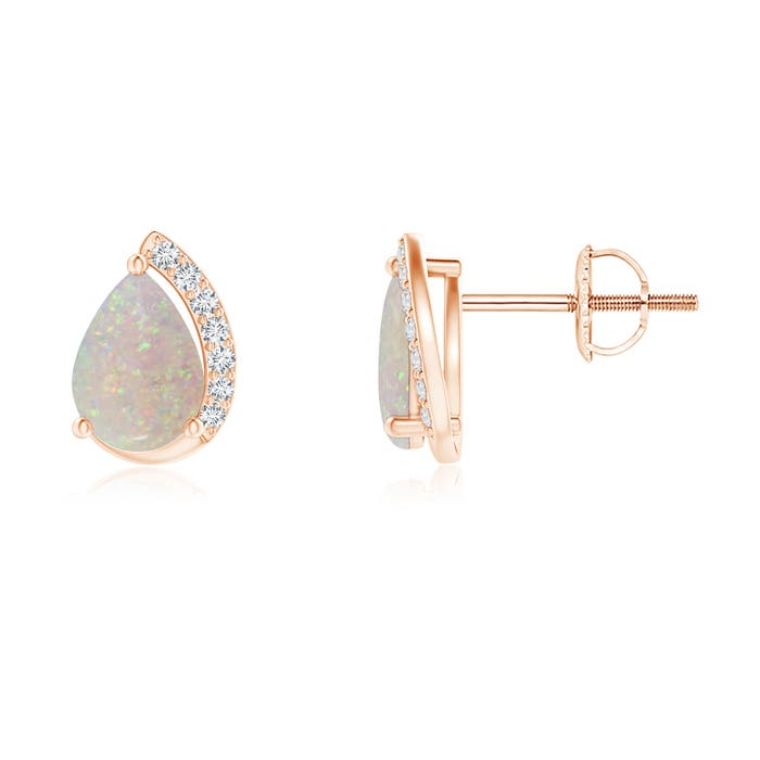 AA - Opal / 0.92 CT / 14 KT Rose Gold