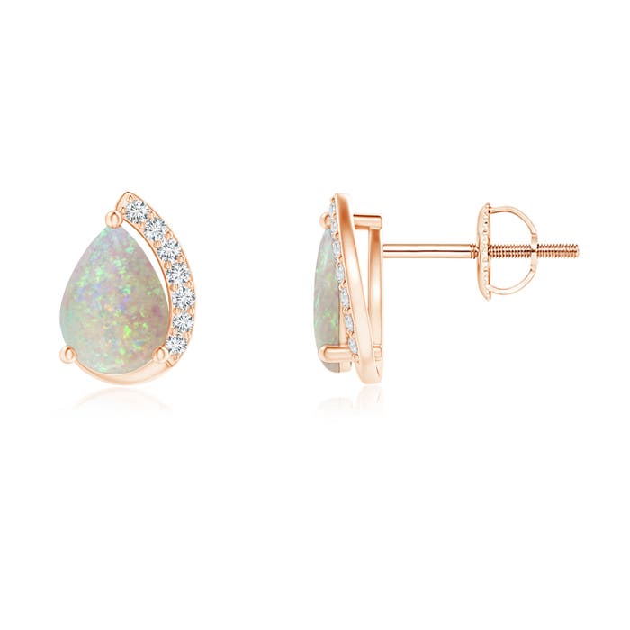 AAA - Opal / 0.92 CT / 14 KT Rose Gold