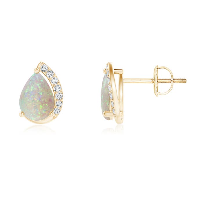 AAA - Opal / 0.92 CT / 14 KT Yellow Gold