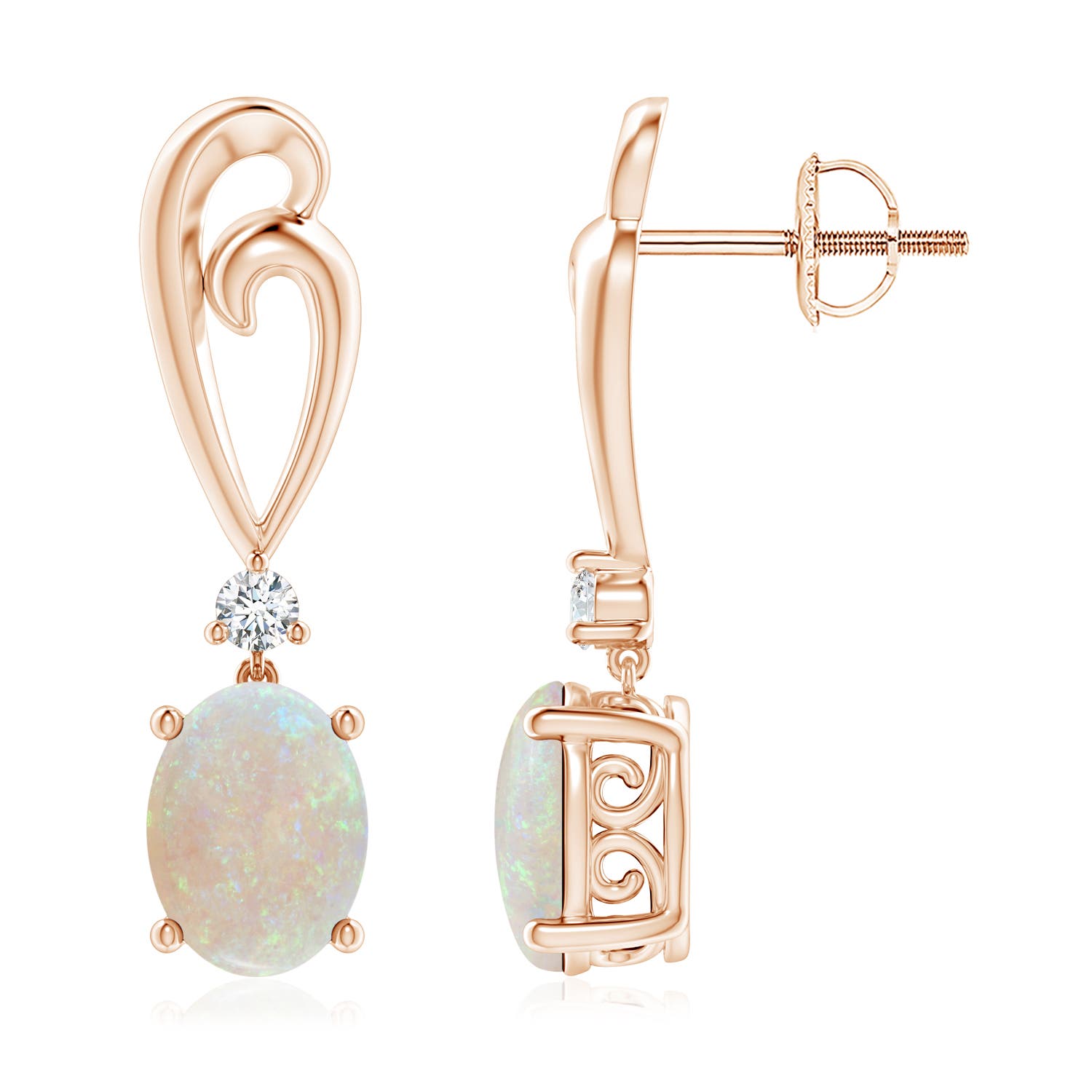 AA - Opal / 1.7 CT / 14 KT Rose Gold