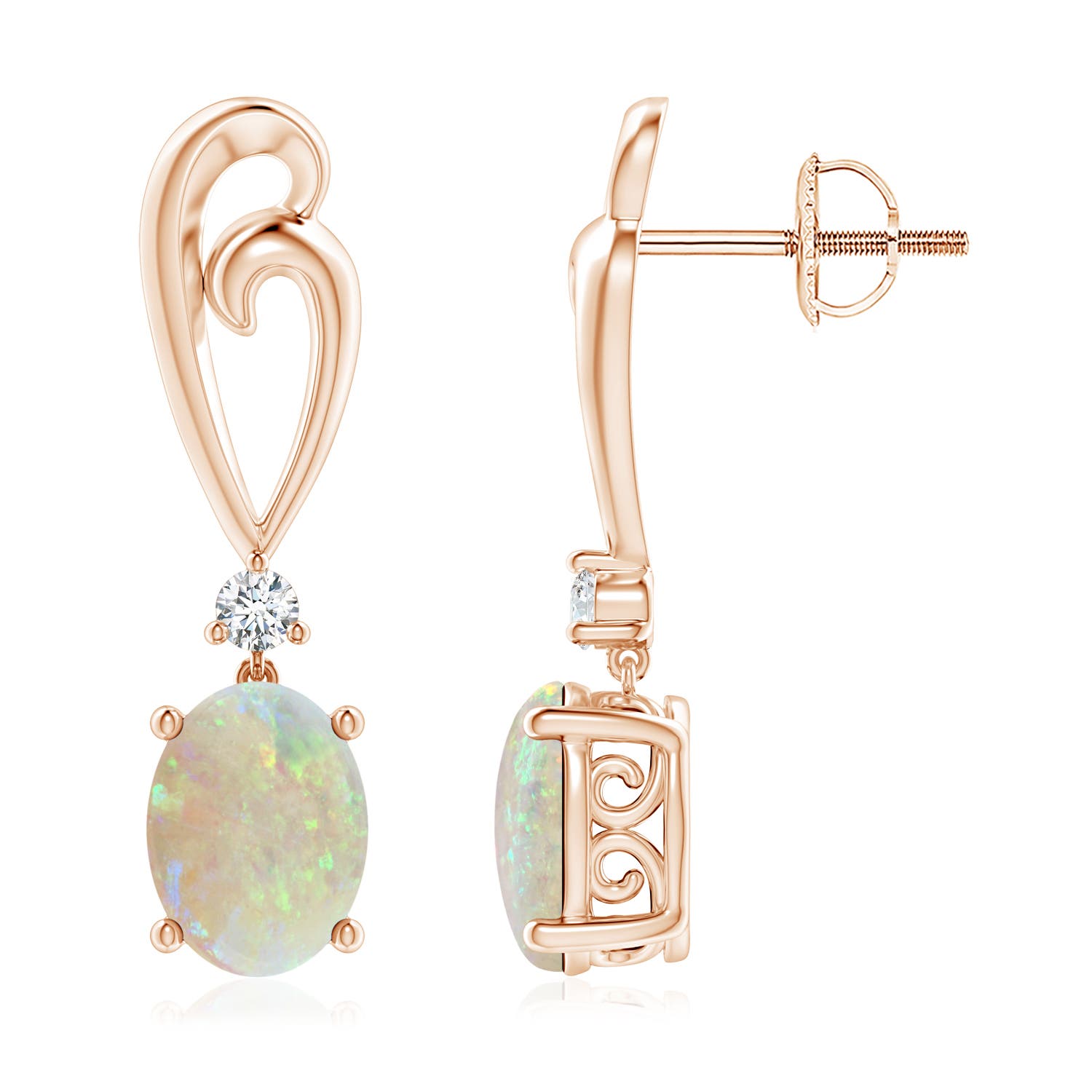 AAA - Opal / 1.7 CT / 14 KT Rose Gold