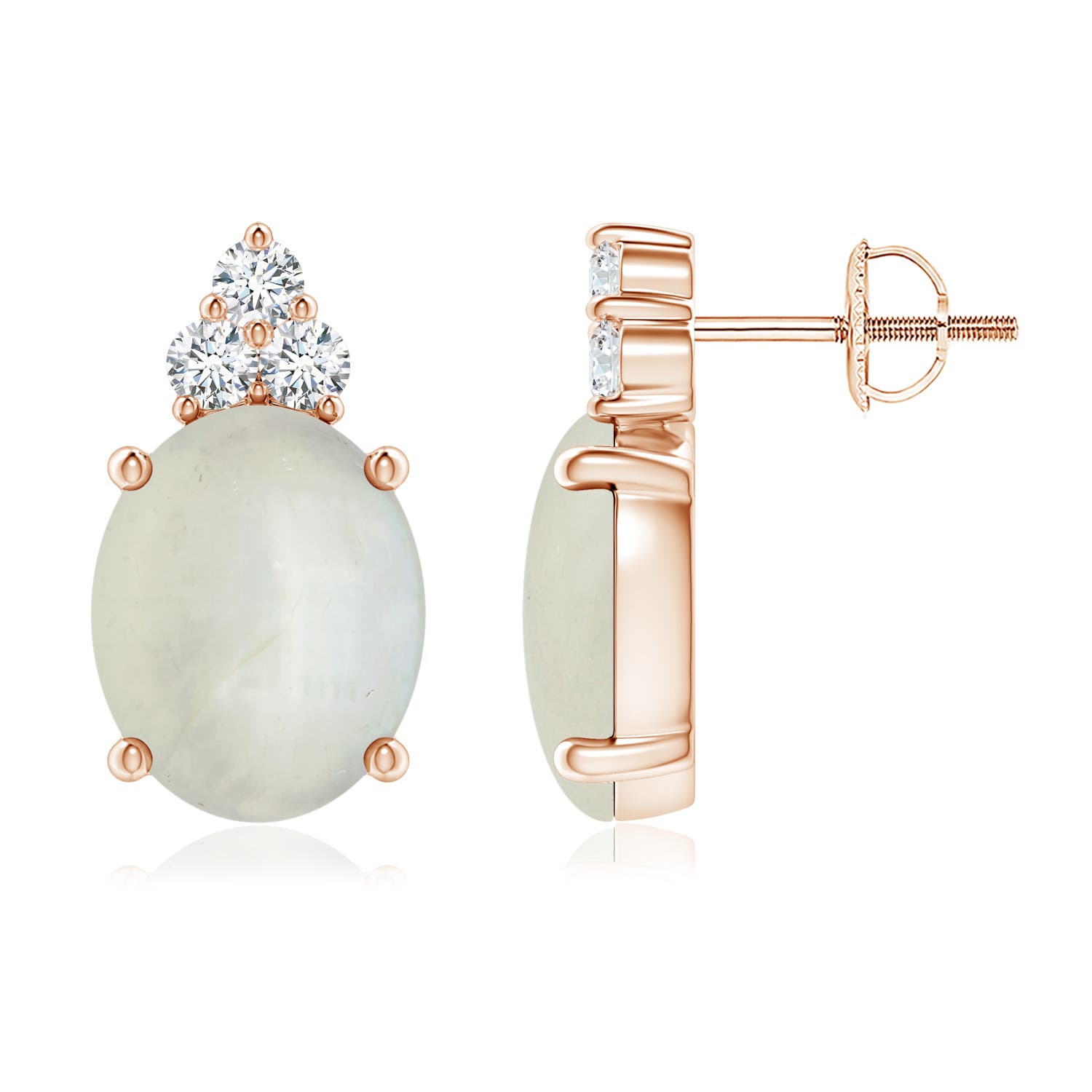 AA - Moonstone / 5.26 CT / 14 KT Rose Gold