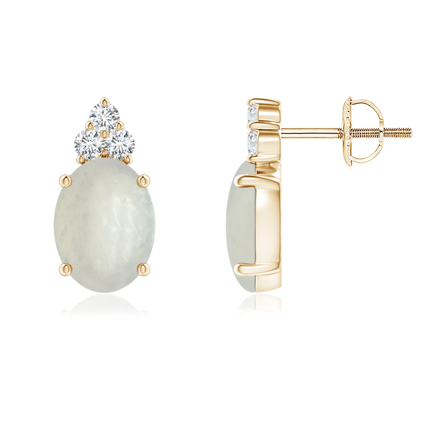 A - Moonstone / 2.35 CT / 14 KT Yellow Gold