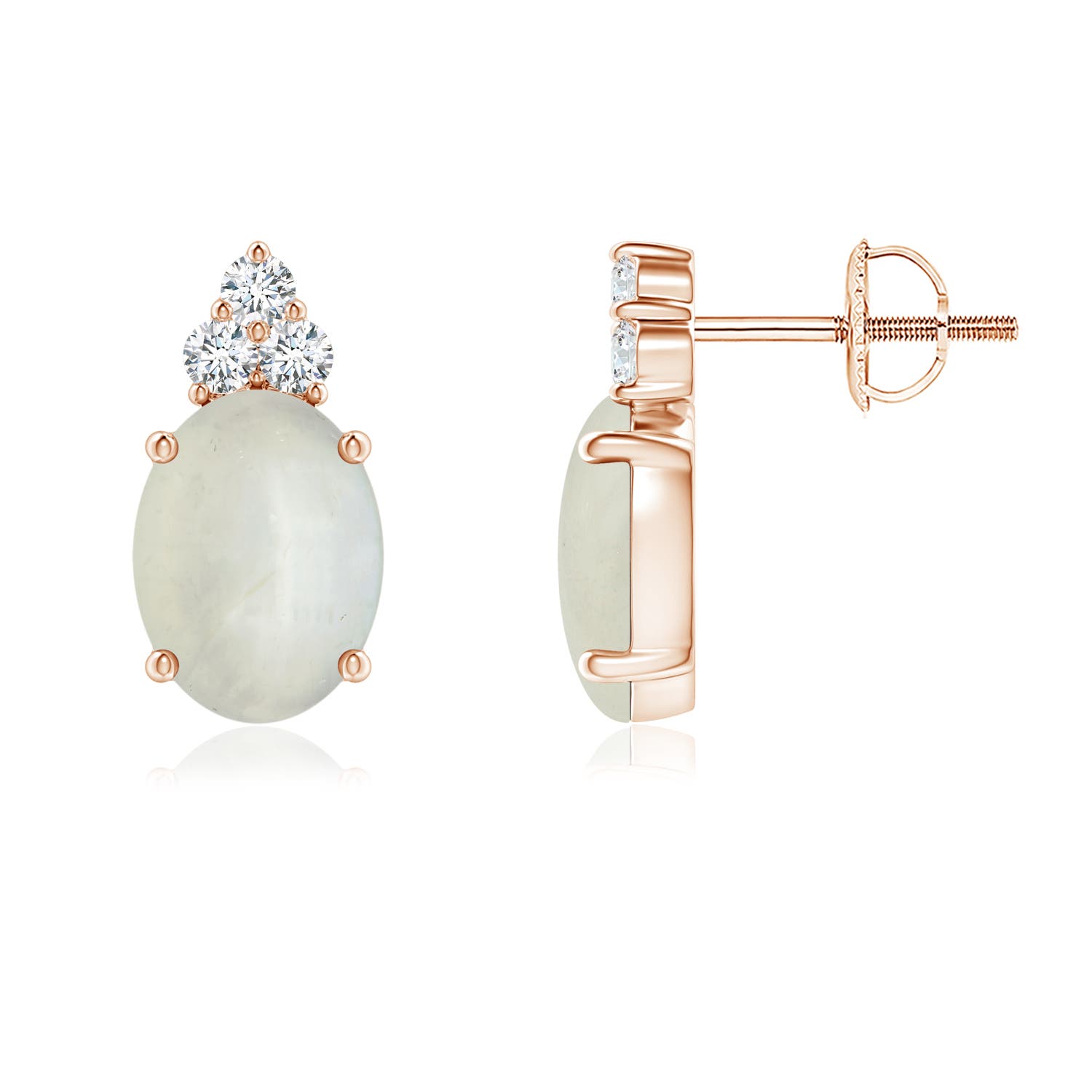 AA - Moonstone / 2.35 CT / 14 KT Rose Gold