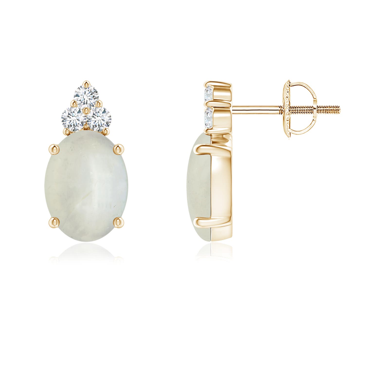 AA - Moonstone / 2.35 CT / 14 KT Yellow Gold