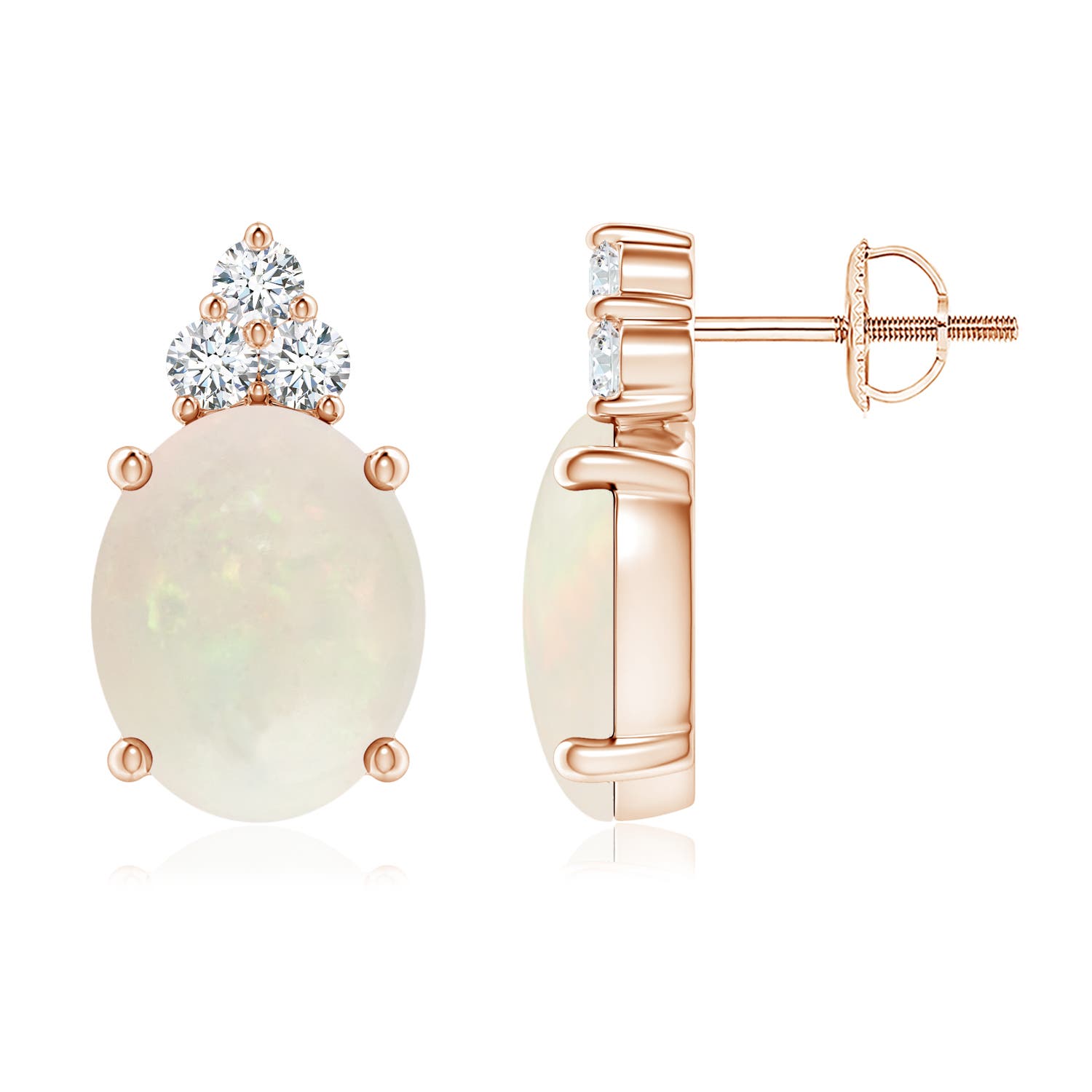 A - Opal / 3.16 CT / 14 KT Rose Gold