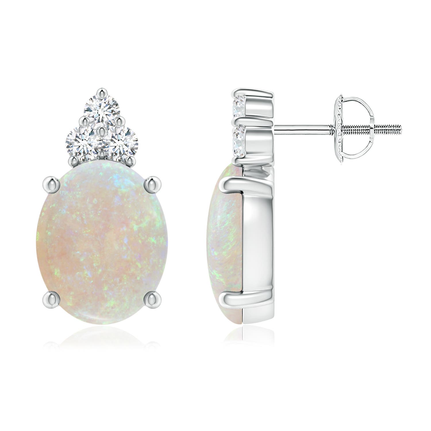 AA - Opal / 3.16 CT / 14 KT White Gold