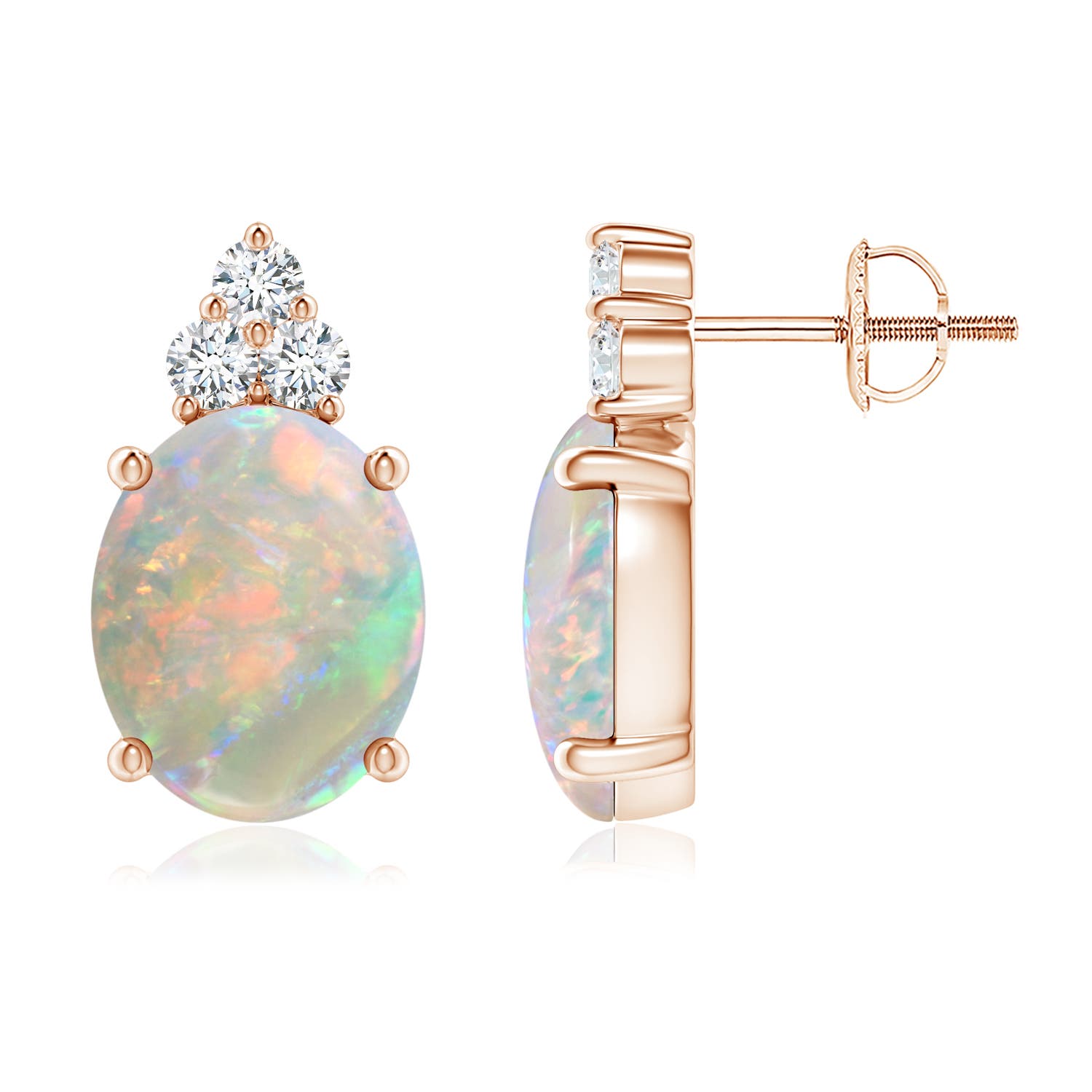 AAAA - Opal / 3.16 CT / 14 KT Rose Gold