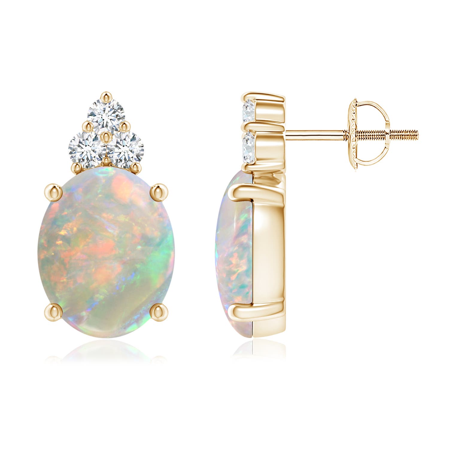 AAAA - Opal / 3.16 CT / 14 KT Yellow Gold