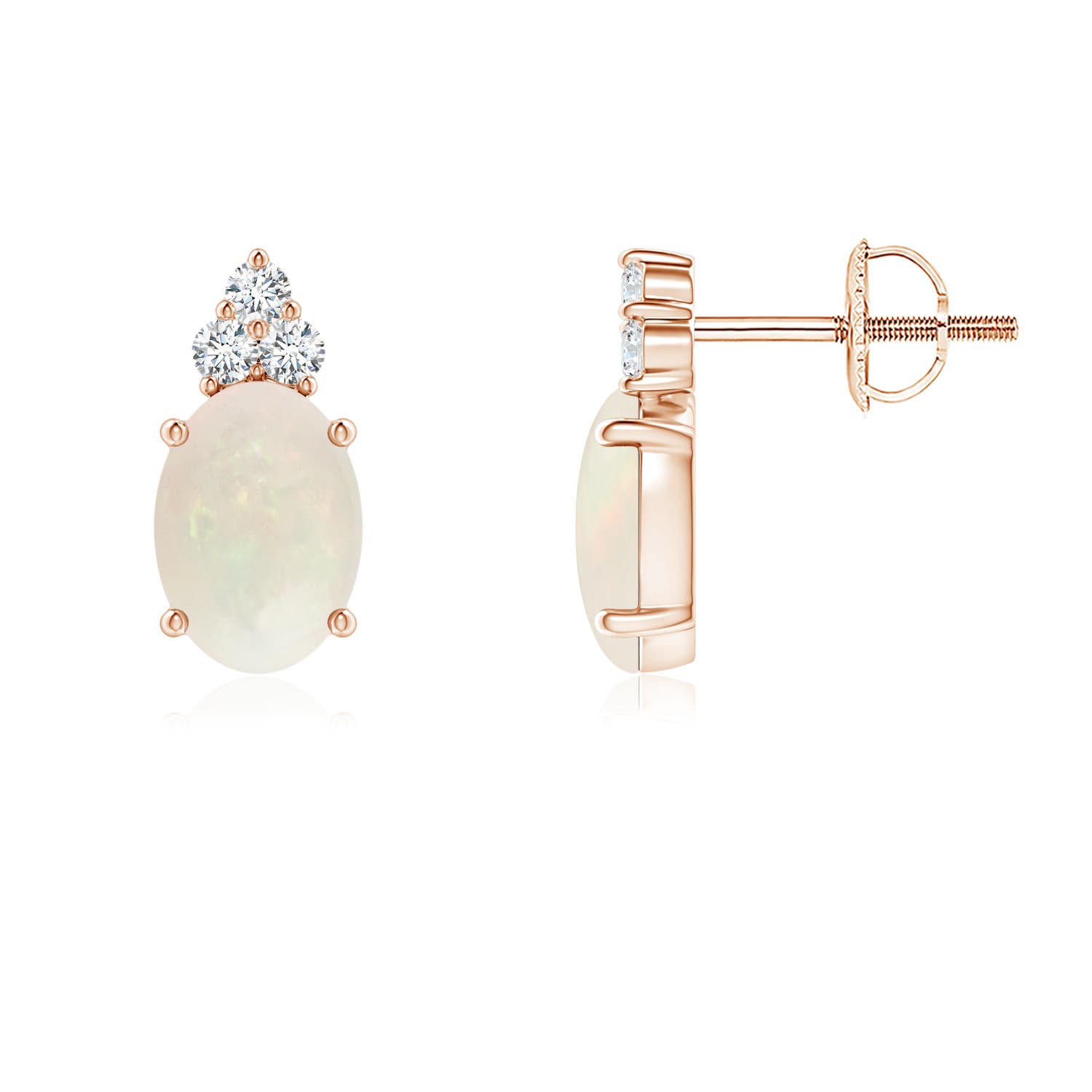 A - Opal / 1.01 CT / 14 KT Rose Gold