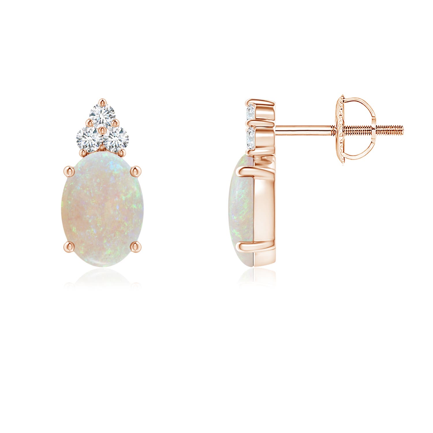 AA - Opal / 1.01 CT / 14 KT Rose Gold