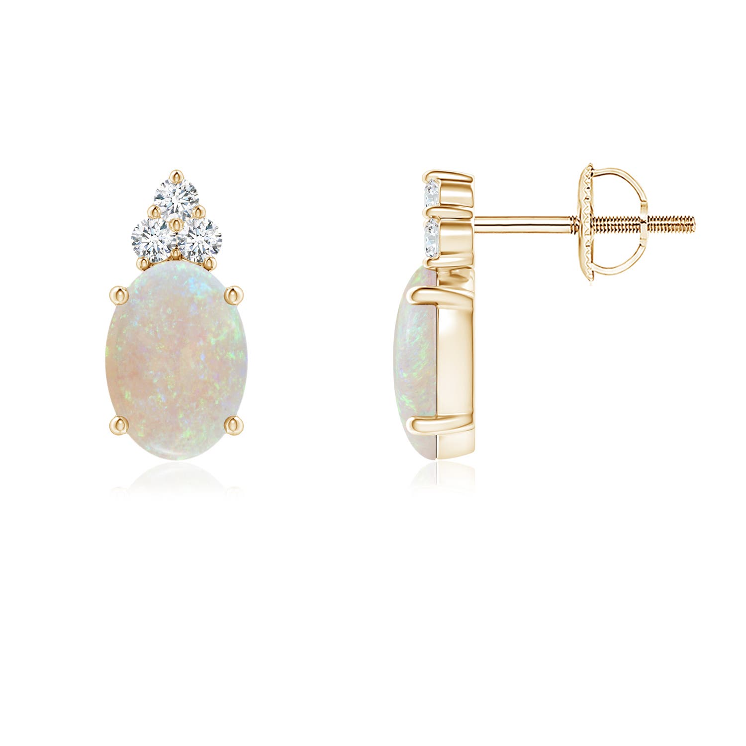 AA - Opal / 1.01 CT / 14 KT Yellow Gold