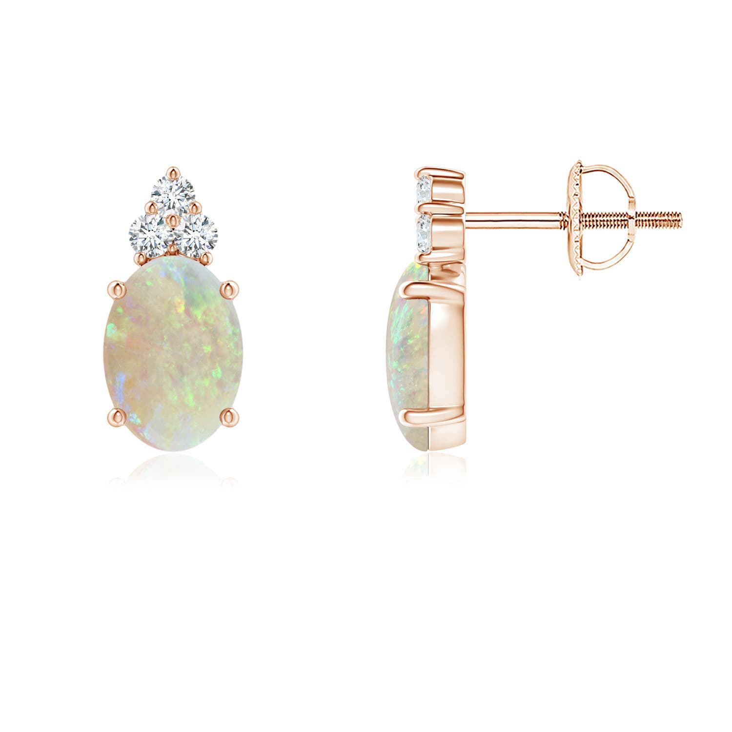 AAA - Opal / 1.01 CT / 14 KT Rose Gold