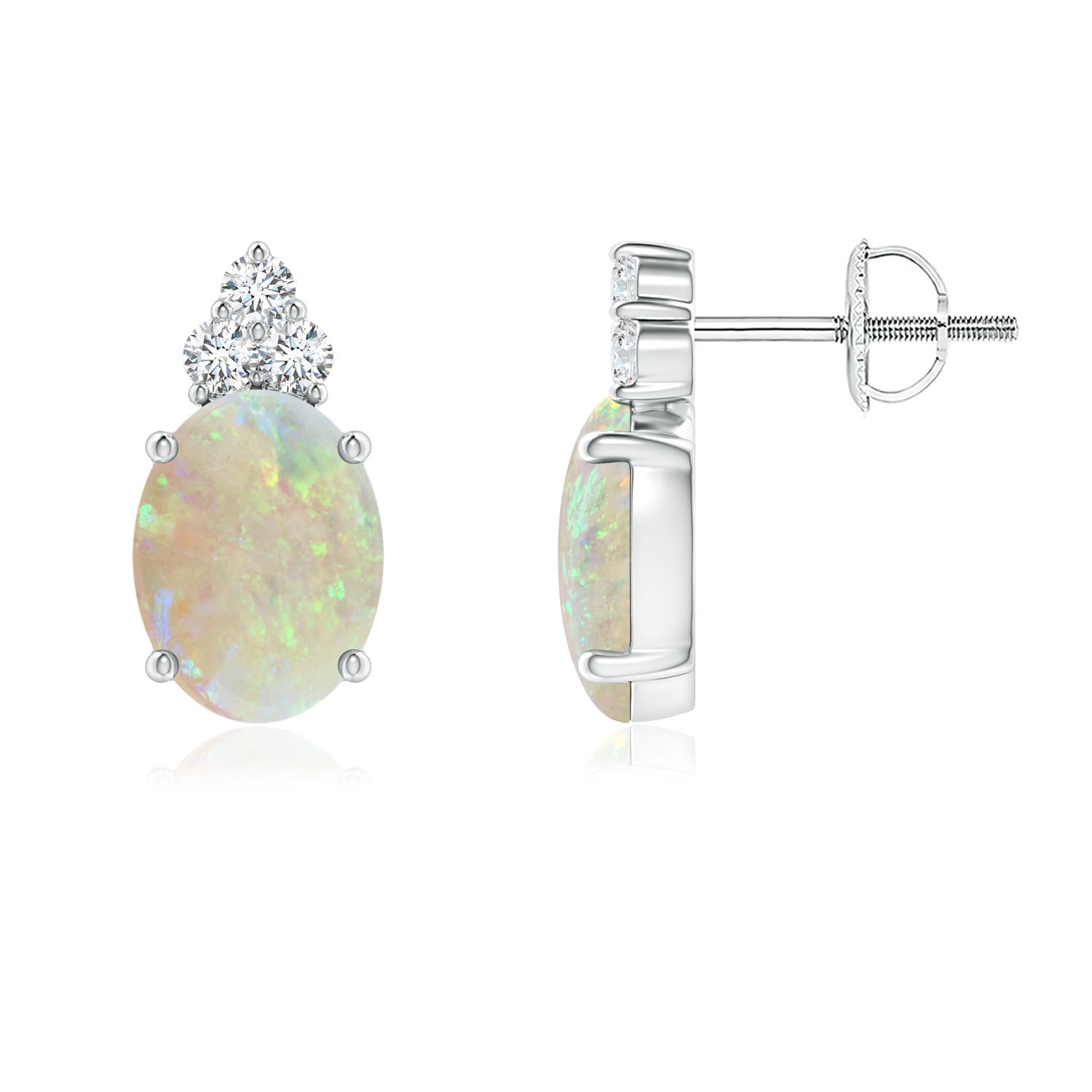 AAA - Opal / 1.75 CT / 14 KT White Gold