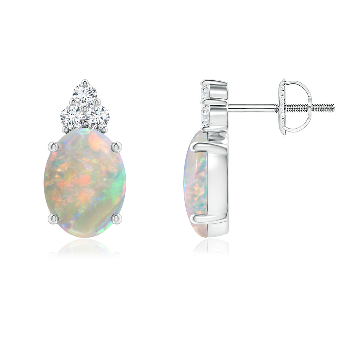 AAAA - Opal / 1.75 CT / 14 KT White Gold