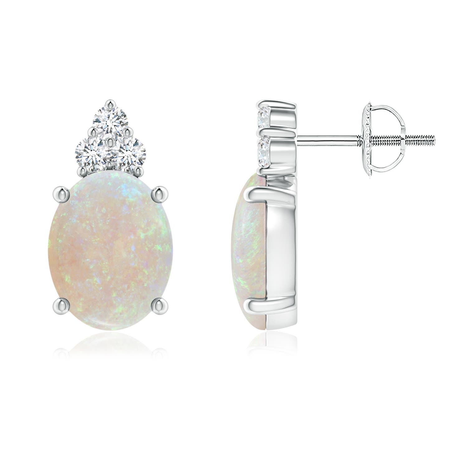 AA - Opal / 2.41 CT / 14 KT White Gold