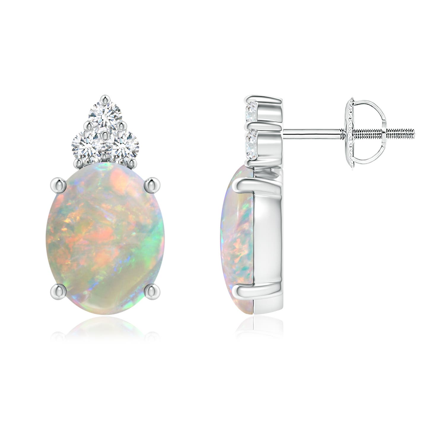 AAAA - Opal / 2.41 CT / 14 KT White Gold