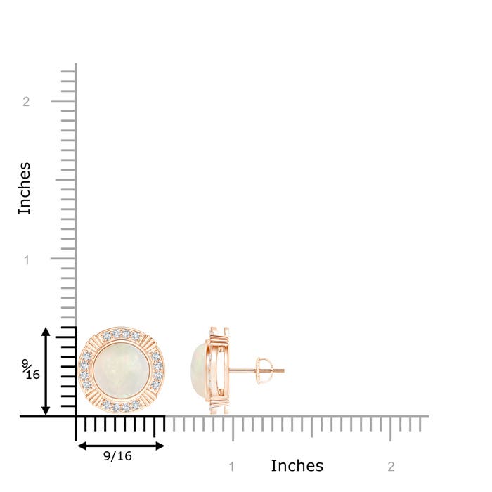 A - Opal / 2.56 CT / 14 KT Rose Gold