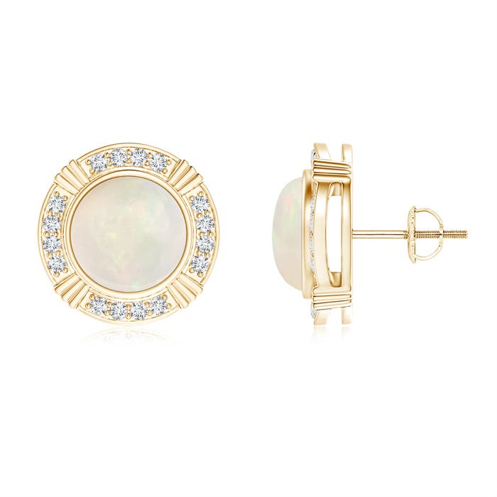 A - Opal / 2.56 CT / 14 KT Yellow Gold