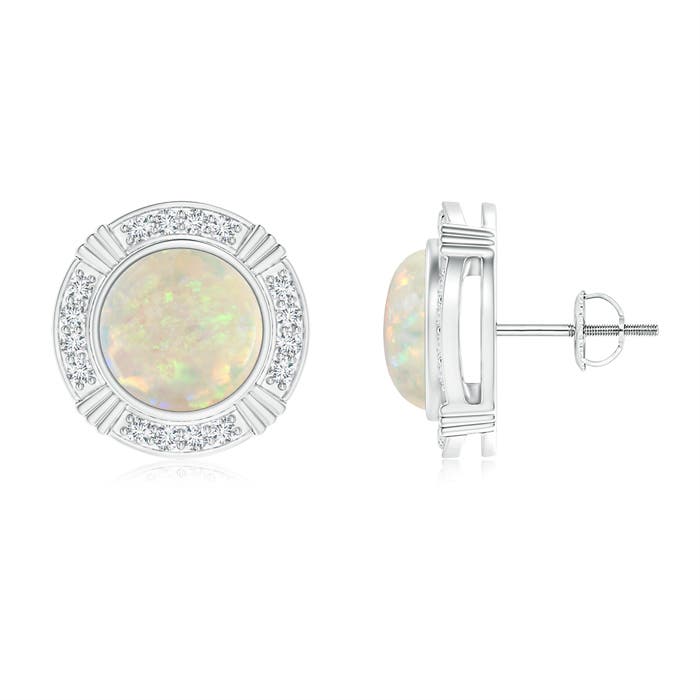 AAA - Opal / 2.56 CT / 14 KT White Gold