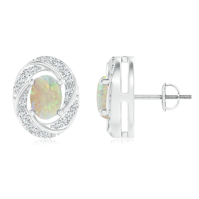 AAA - Opal / 1.28 CT / 14 KT White Gold