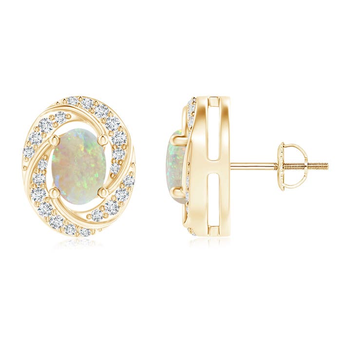 AAA - Opal / 1.28 CT / 14 KT Yellow Gold