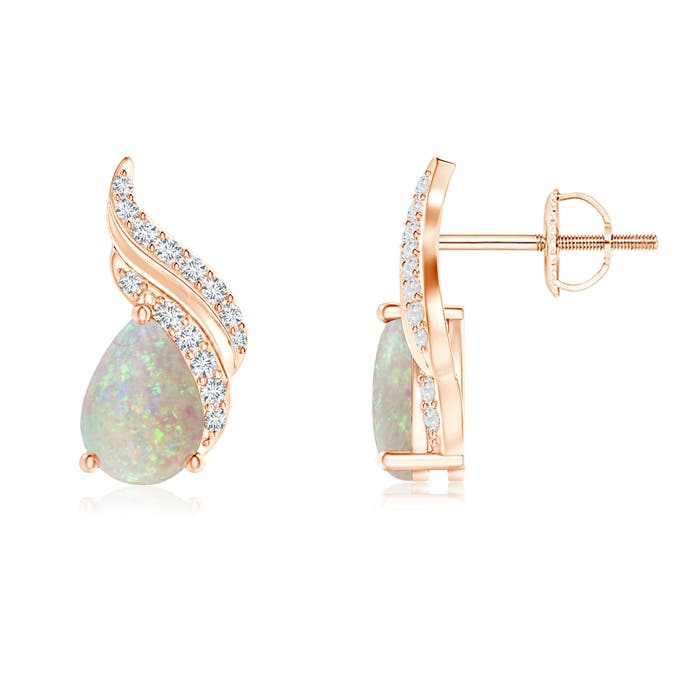 AAA - Opal / 0.98 CT / 14 KT Rose Gold