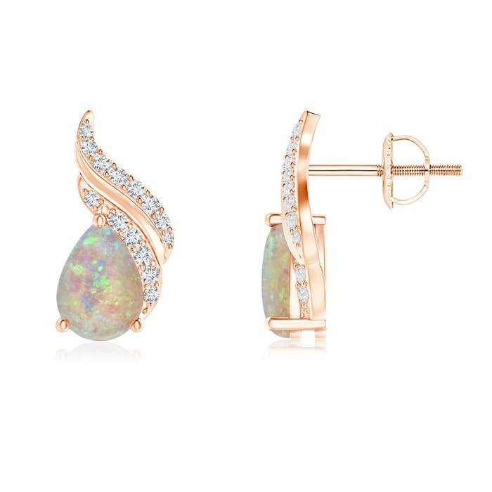 AAAA - Opal / 0.98 CT / 14 KT Rose Gold