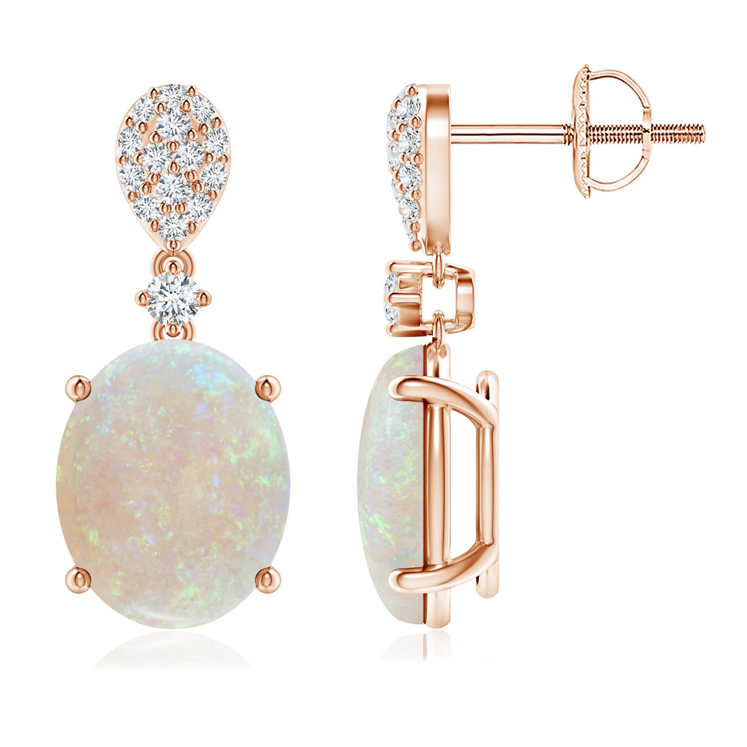 AA - Opal / 3.18 CT / 14 KT Rose Gold