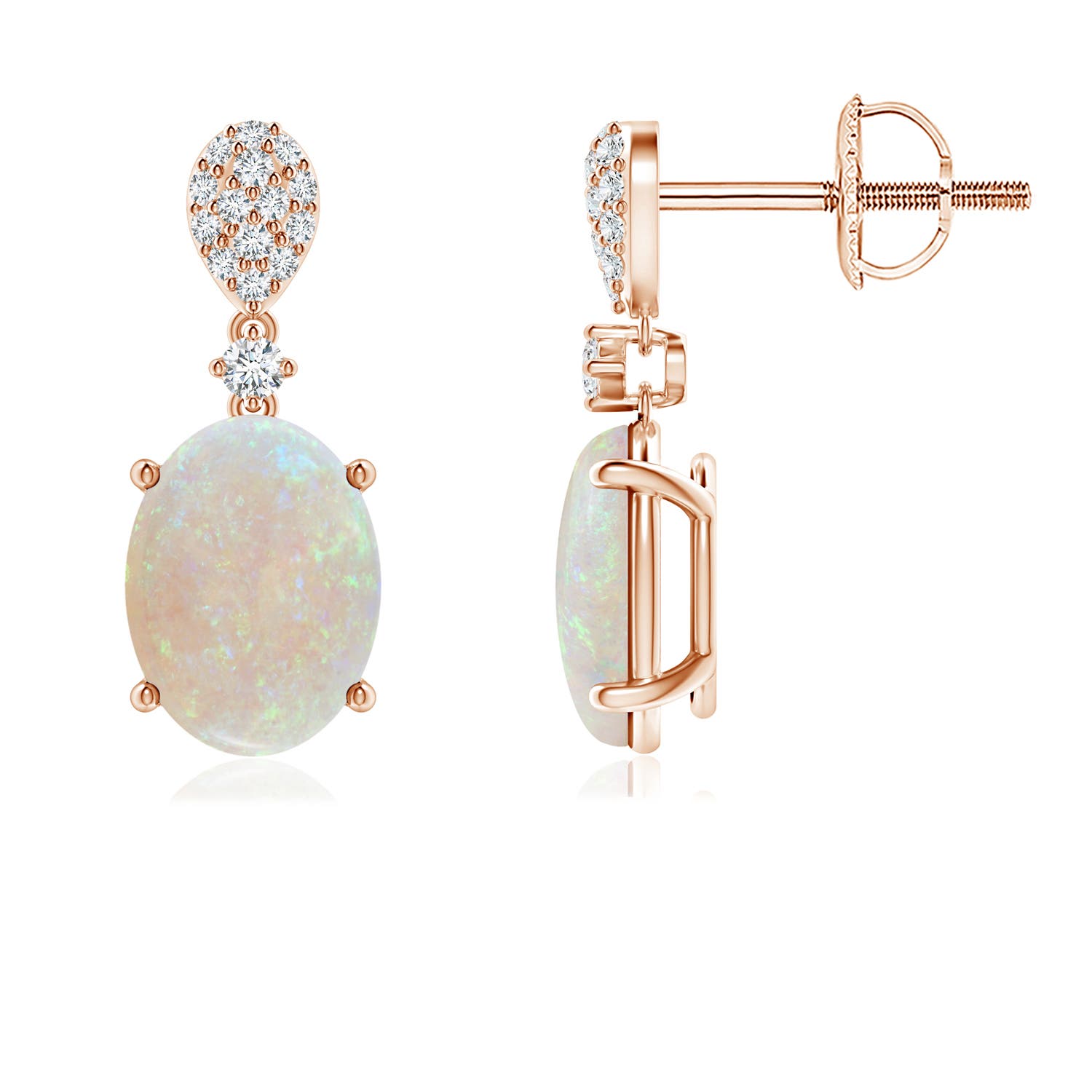 AA - Opal / 1.77 CT / 14 KT Rose Gold