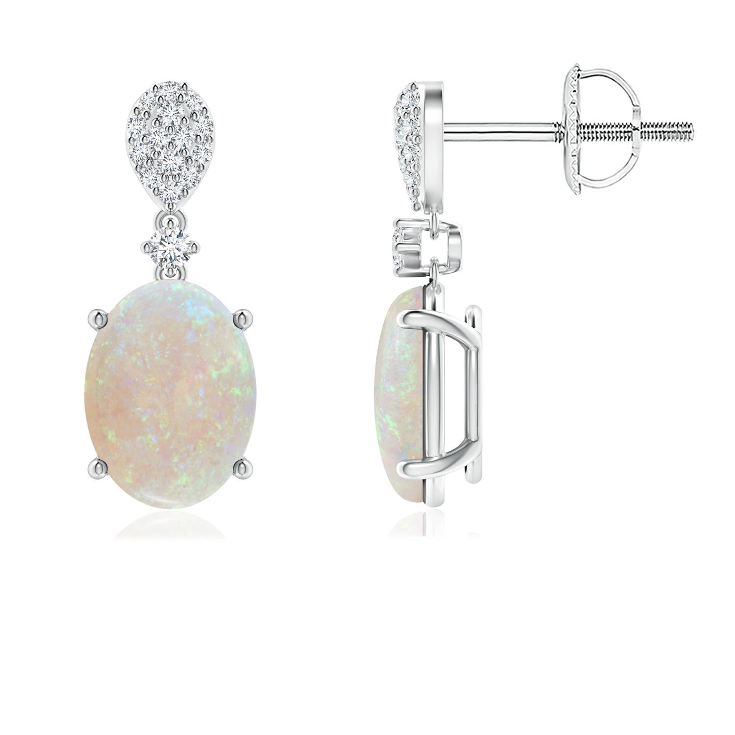 AA - Opal / 1.77 CT / 14 KT White Gold