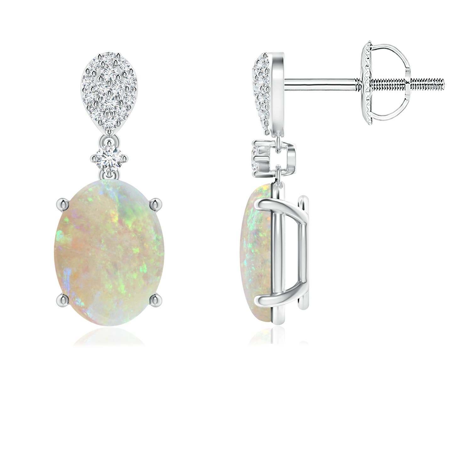 AAA - Opal / 1.77 CT / 14 KT White Gold