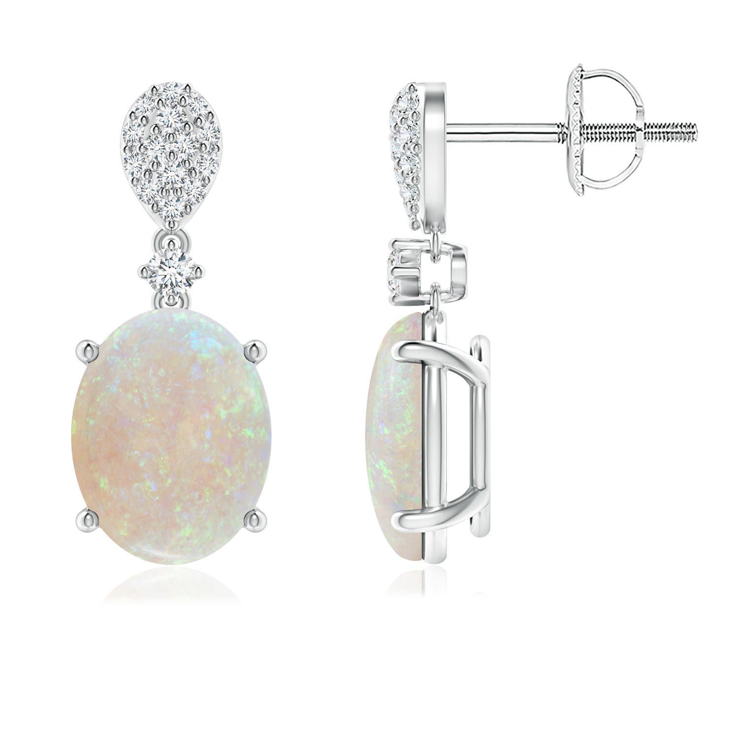 AA - Opal / 2.41 CT / 14 KT White Gold