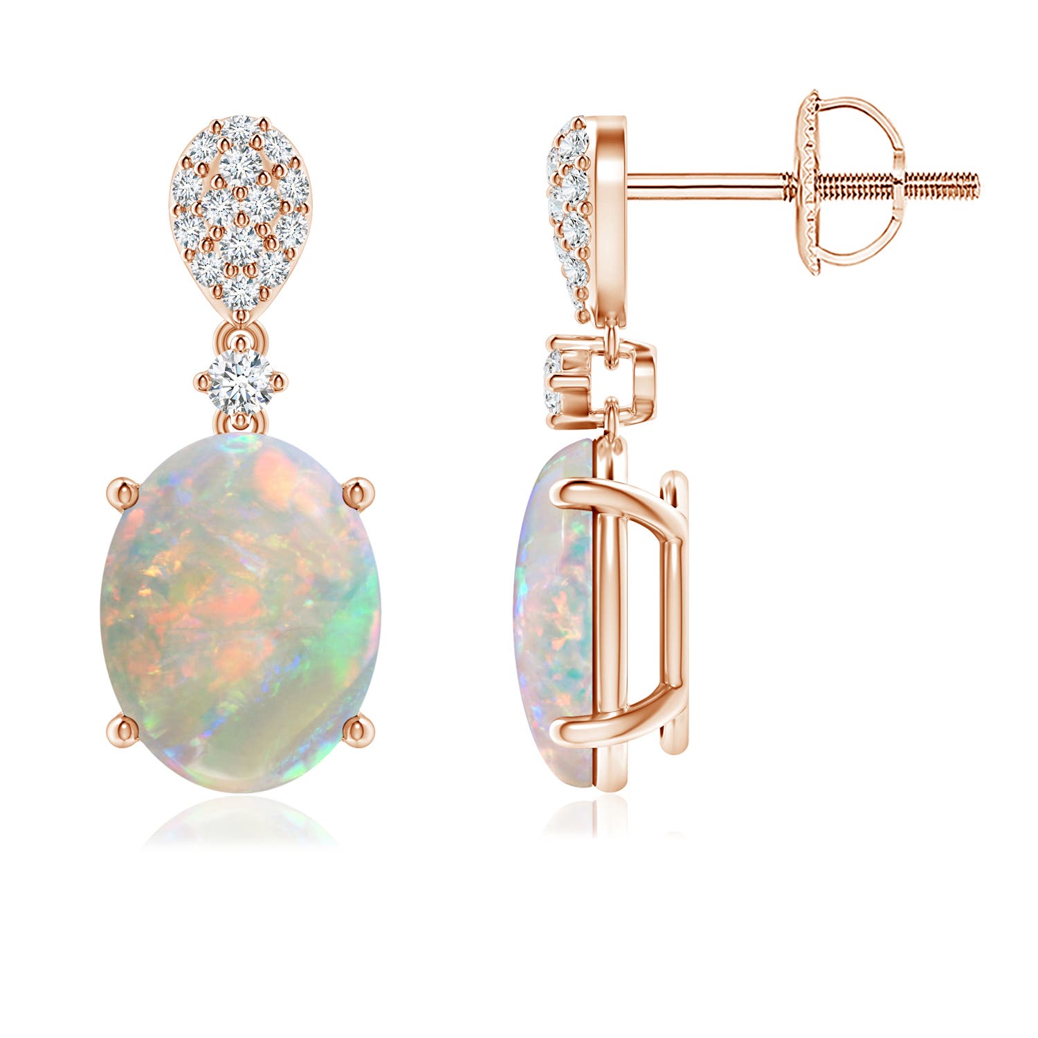 AAAA - Opal / 2.41 CT / 14 KT Rose Gold