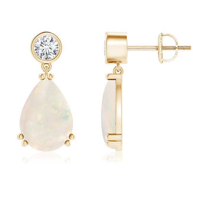 A - Opal / 2.57 CT / 14 KT Yellow Gold