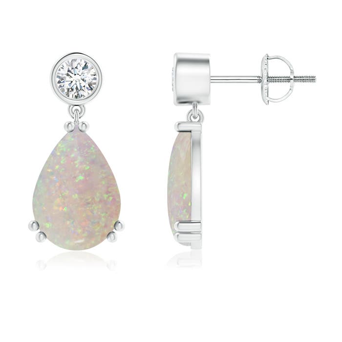 AA - Opal / 2.57 CT / 14 KT White Gold