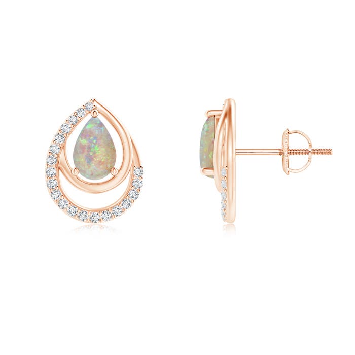 AAAA - Opal / 0.7 CT / 14 KT Rose Gold