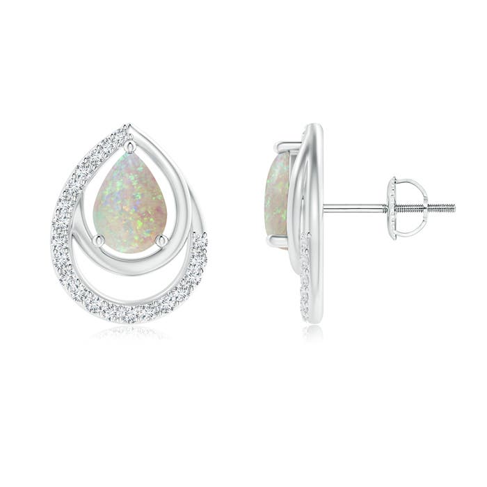 AAA - Opal / 1.07 CT / 14 KT White Gold