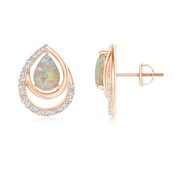 AAAA - Opal / 1.07 CT / 14 KT Rose Gold