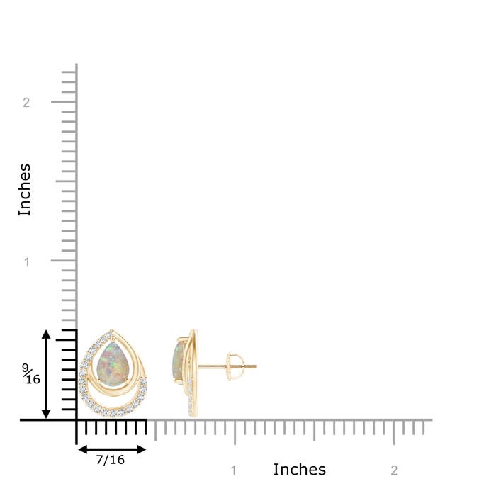 AAAA - Opal / 1.07 CT / 14 KT Yellow Gold