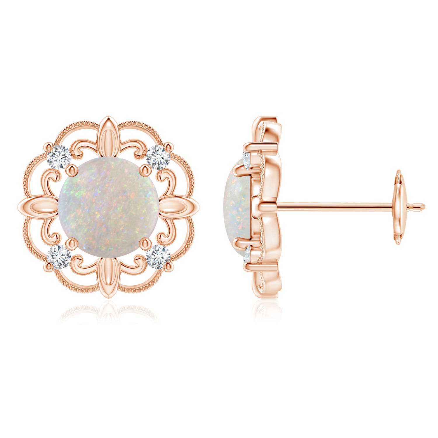 AA - Opal / 1.14 CT / 14 KT Rose Gold