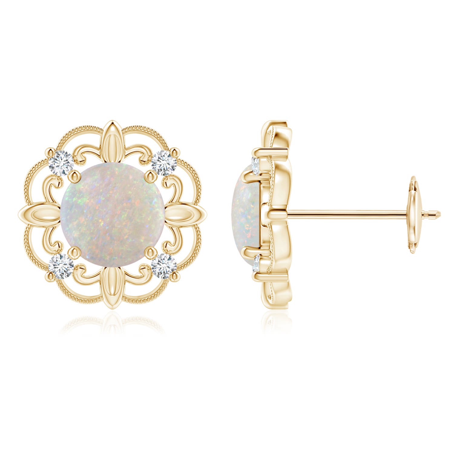 AA - Opal / 1.14 CT / 14 KT Yellow Gold