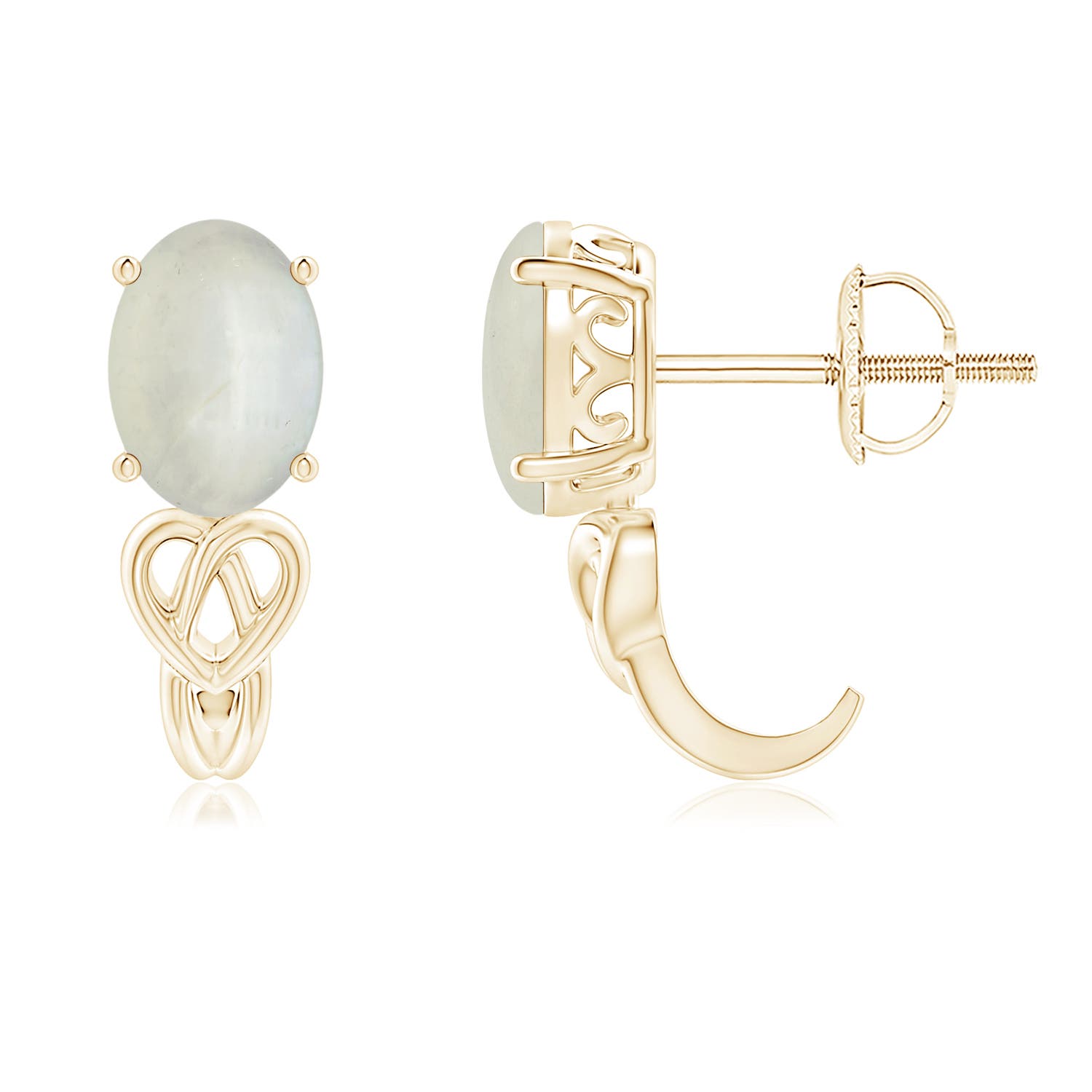 AA - Moonstone / 1.36 CT / 14 KT Yellow Gold