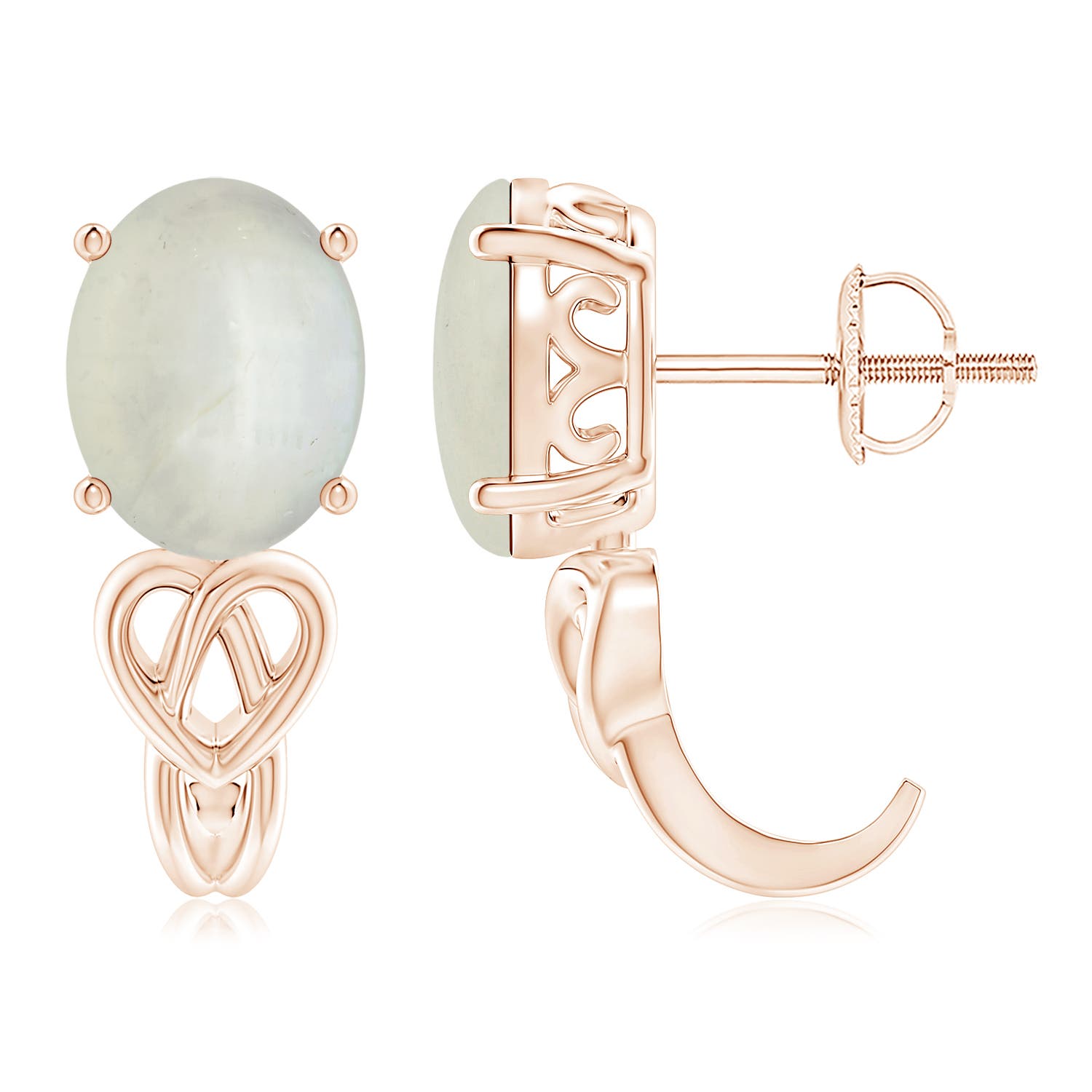 AA - Moonstone / 3.4 CT / 14 KT Rose Gold