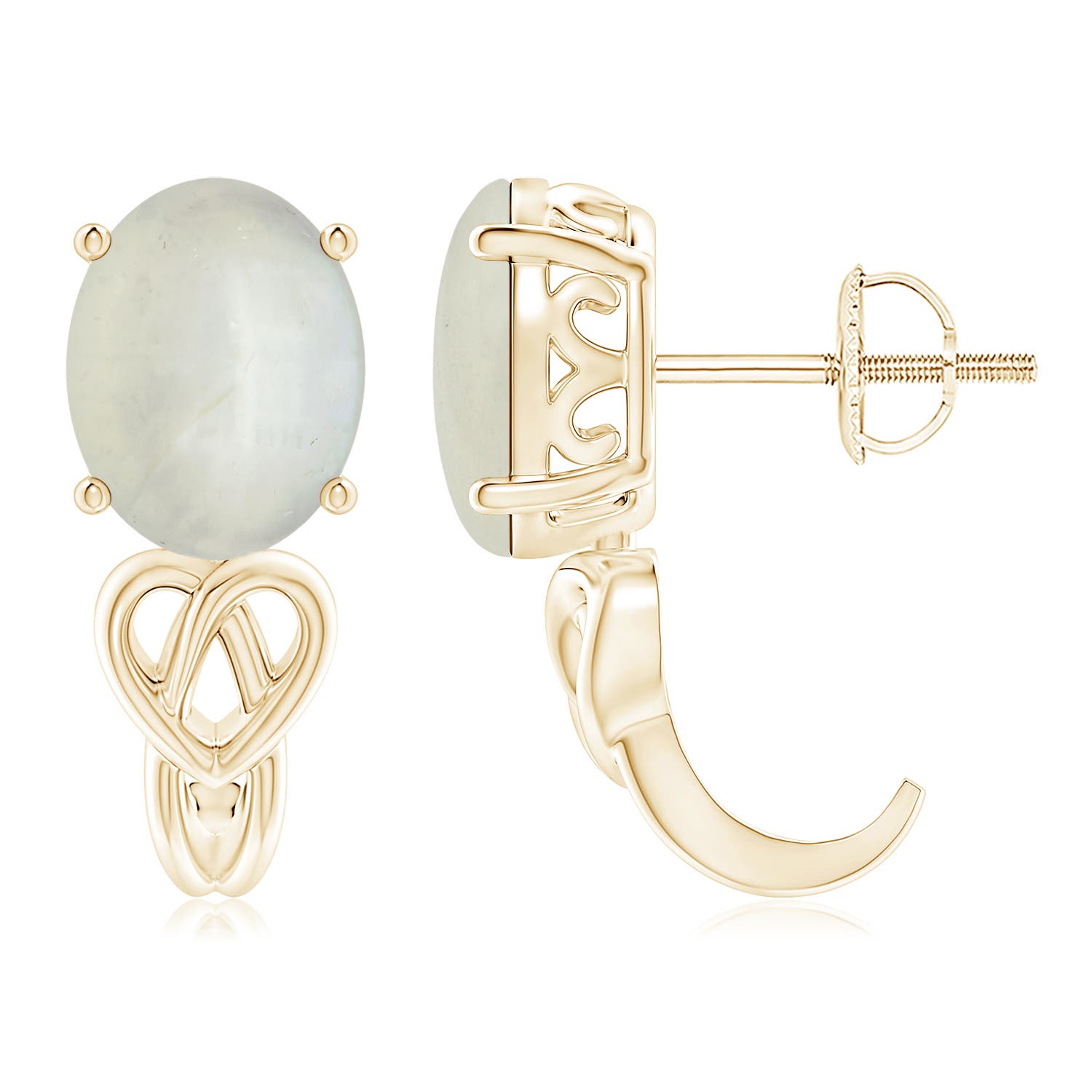 AA - Moonstone / 3.4 CT / 14 KT Yellow Gold